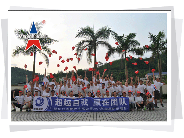 “超越自我、赢在团队”--深圳钰湖电力有限公司2016年拓展训练培训