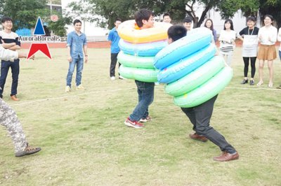 海南省万宁市后安中学2015年中学生野外拓展训练活动