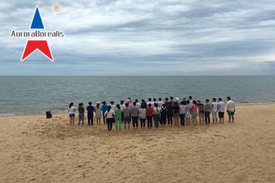 海南中原地产公司三部员工拓展训练培训
