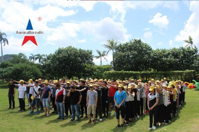 深圳市智杰高新科技产业企业2017年员工素质拓展培训
